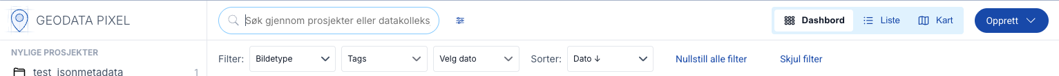 Filter bar